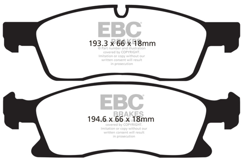 Load image into Gallery viewer, Ebc DP61871 EBC Greenstuff Brake Pad Sets
