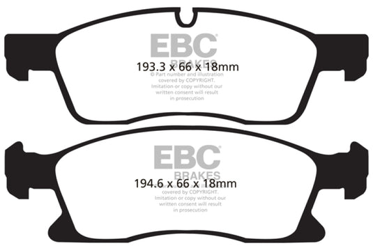 Ebc DP61871 EBC Greenstuff Brake Pad Sets