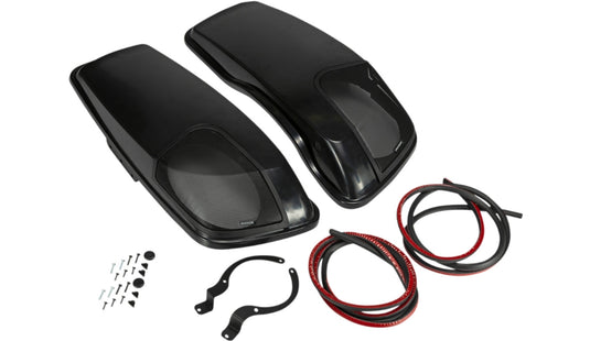 Kicker 46HDBL69VB Saddlebag Speaker Lids - Vivid Black