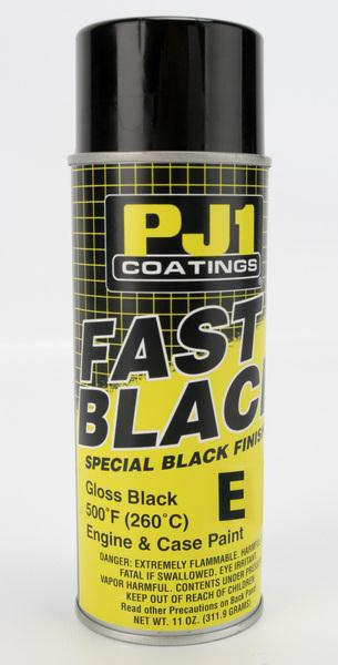 Pj1 Chemicals 16-ENG Fast Black Engine and Case Paint - Gloss Black