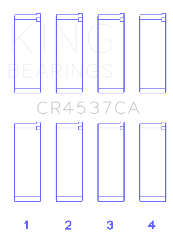 Load image into Gallery viewer, King Engine Bearings CR4537CA KING Connecting Rod Bearings
