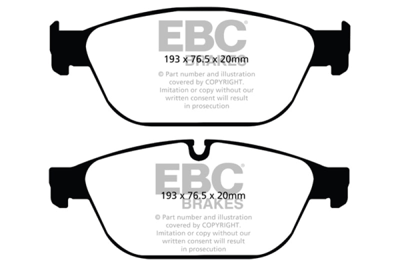 Load image into Gallery viewer, Ebc DP42087R EBC Yellowstuff Brake Pad Sets
