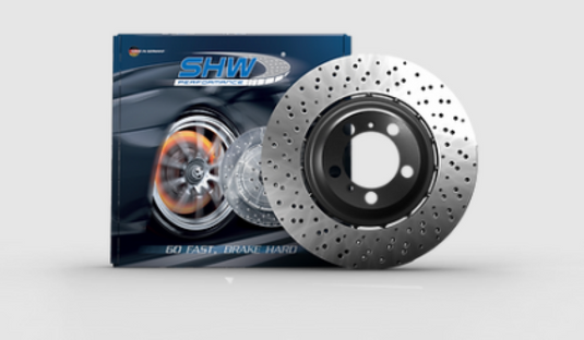 Shw Performance AFX45024 SHW Drilled Lightweight Rotors