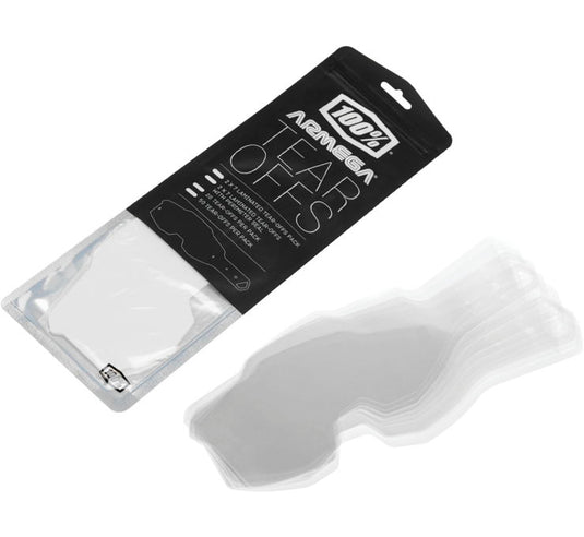 100% Laminated Tear-Offs for Armega Googles - 2x - 7pk.