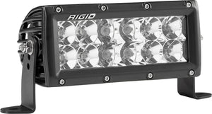 RIGID Industries 106313 6in. E-Series Light Bar - Spot/Flood Pattern