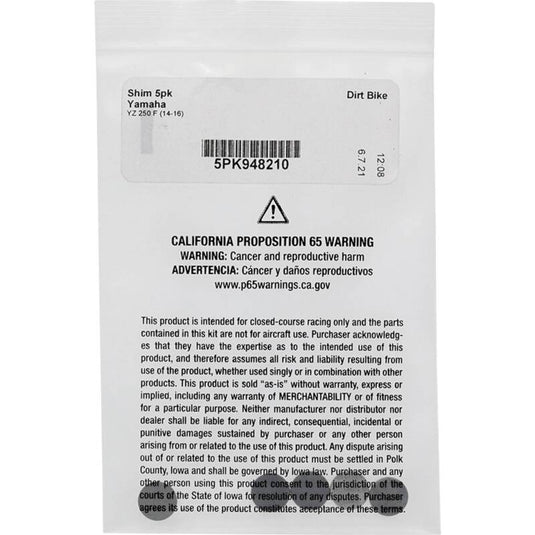 Hot Cams 5PK948210 HOC Shim Kits