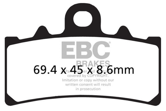 Ebc Powersports FA606HH EBC HH Sintered Brake Pads