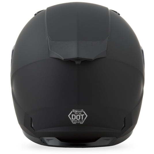 G-Max FF49 Snow Helmet (Large, Flat Black)