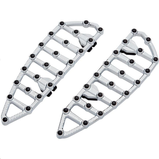 Arlen Ness 06-890 MX Driver Floorboards - Chrome