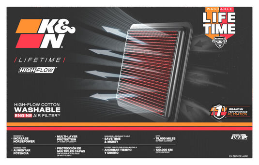 K&N Engineering HA-1019 KN UTV Drop In Air Filters