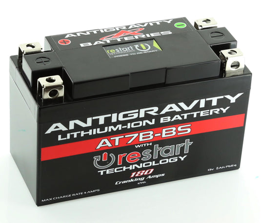 Antigravity Batteries AG-AT7B-BS-RS RE-START Lithium-Ion Battery - AT7B Case Style