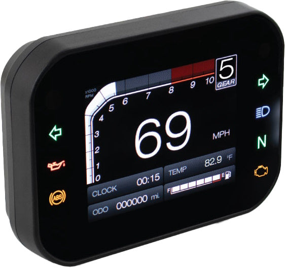 Koso North America BA079000 Rx-3S TFT Multi-Function Meter