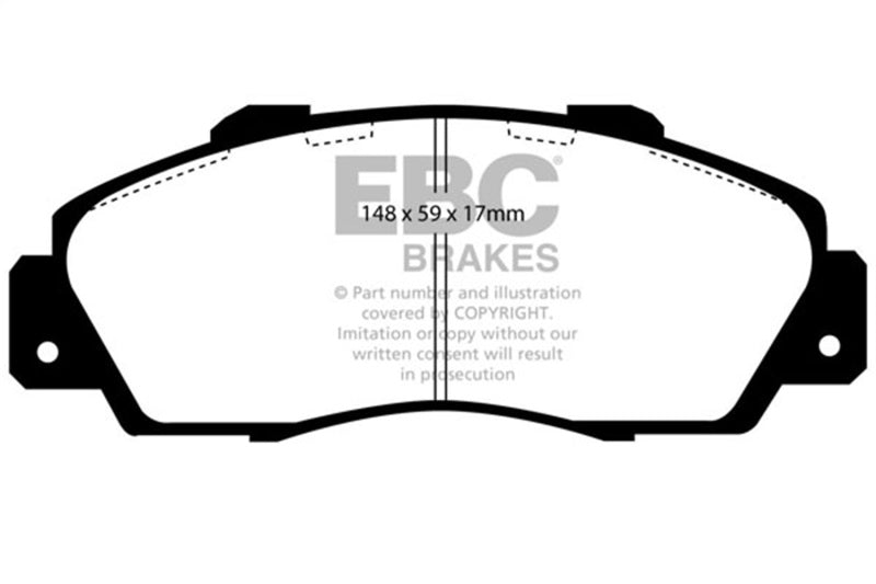 Load image into Gallery viewer, Ebc DP2872 EBC Greenstuff Brake Pad Sets

