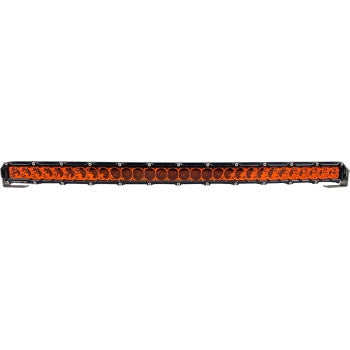 Heretic Studio 53012 6-Series Light Bar-30in.(34in.x2in.x1.5in.)Black Combination Spot/Flood Light-Curved with Amber Lens