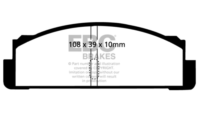 Ebc DP2130 EBC Greenstuff Brake Pad Sets