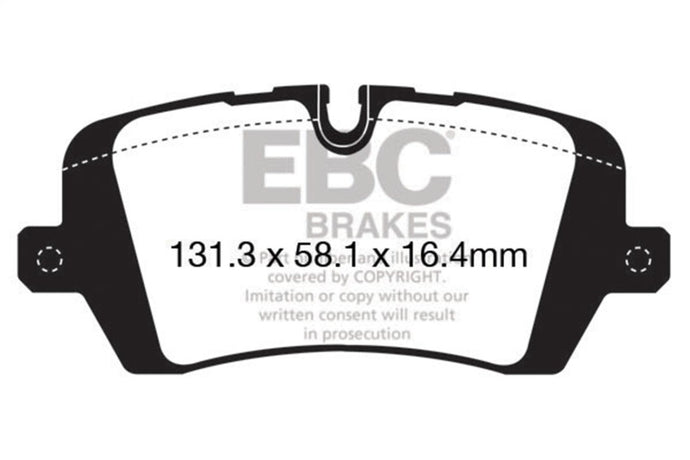 Ebc DP42161R EBC Yellowstuff Brake Pad Sets