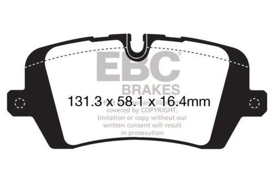 Ebc DP42161R EBC Yellowstuff Brake Pad Sets