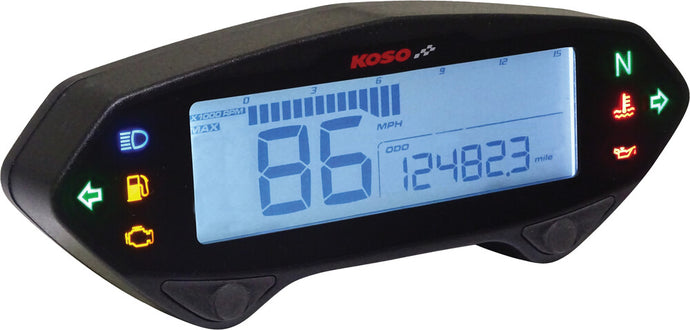 Koso North America BA041000 HD-04 Series Gauges - Chrome