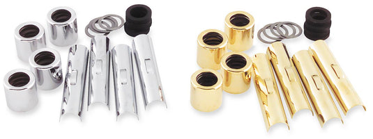 Colony 7508-20 Upper Pushrod Cover Set - Chrome Plated