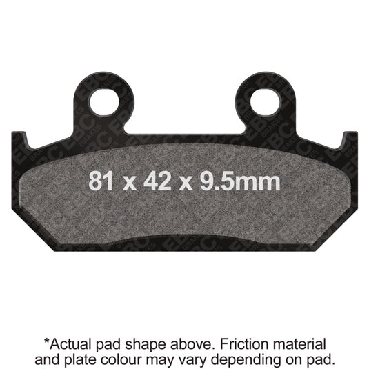 Ebc Powersports FA203HH EBC HH Sintered Brake Pads