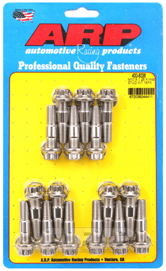 Arp 400-8036 ARP Stainless Steel Accessory Studs