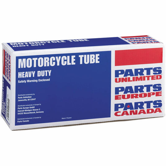 Parts Unlimited 0350-0354 Heavy-Duty Inner Tube - 80/100-10 - TR-4 Valve Stem