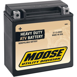 Moose Utility MOOM72X5B Factory-Activated AGM Maintenance-Free Battery