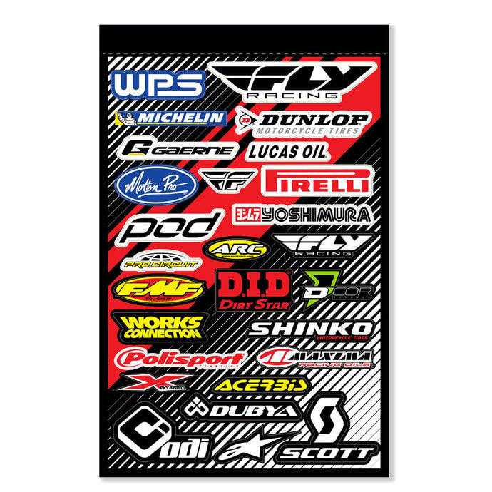 Dcor 40-90-602 Decal Sheet - Wps