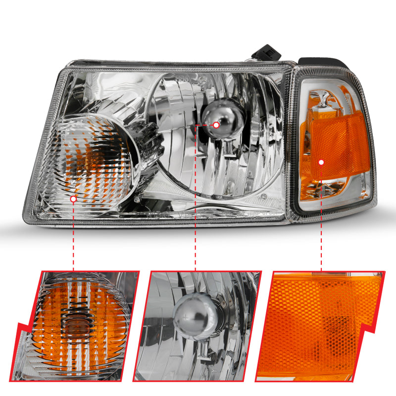 Load image into Gallery viewer, Anzo 111484 ANZ Crystal Headlights
