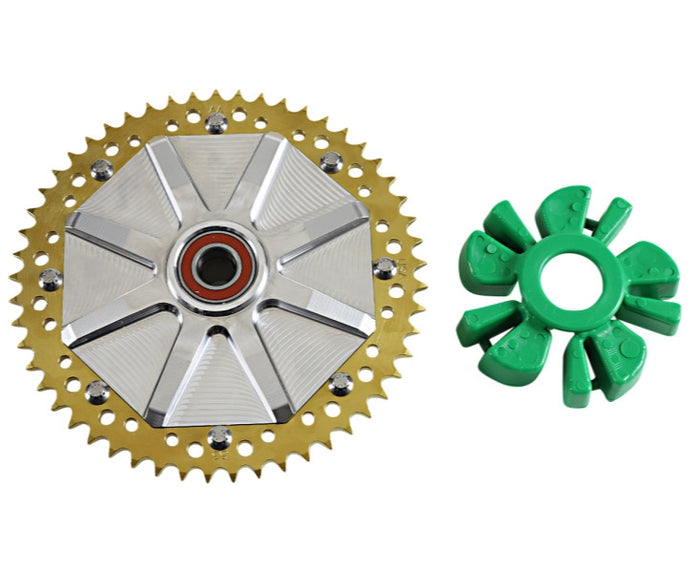 Alloy Art G2CC53-32 Cush Drive Chain Sprocket with Machined Carrier - 53T - Gold