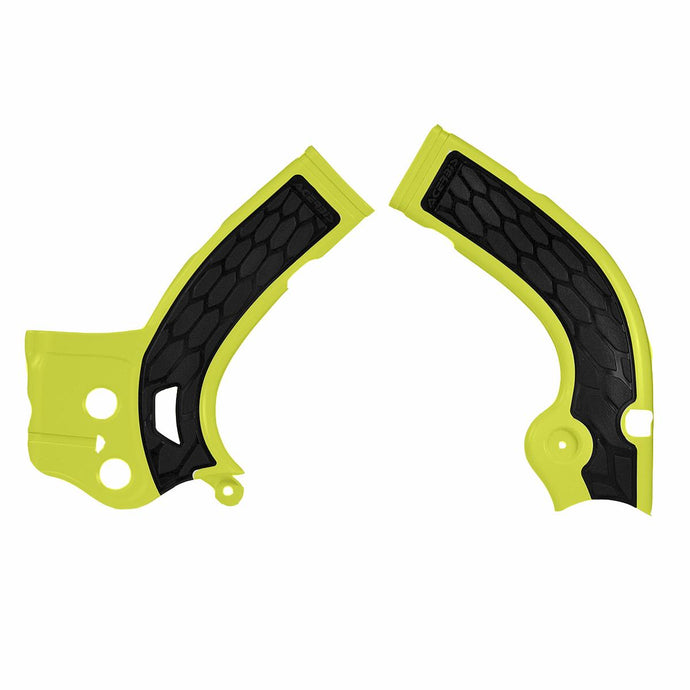 Acerbis 2630531017 X-Grip Frame Guards - Yellow/Black
