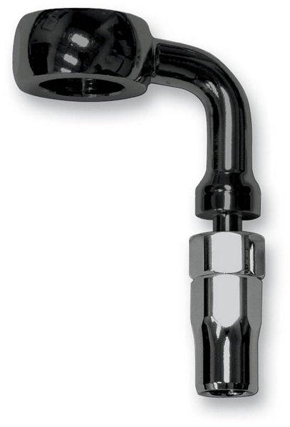 Magnum 492290 Build Your Own Brake Line - 12mm 90 Degree Black Chrome Banjo w/ Stainless Fittings