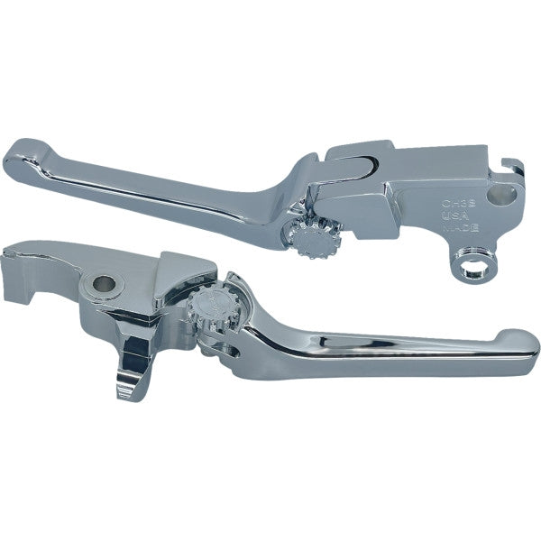 Psr 12-00667-20 Anthem Adjustable Lever Set for Harley Models - Chrome