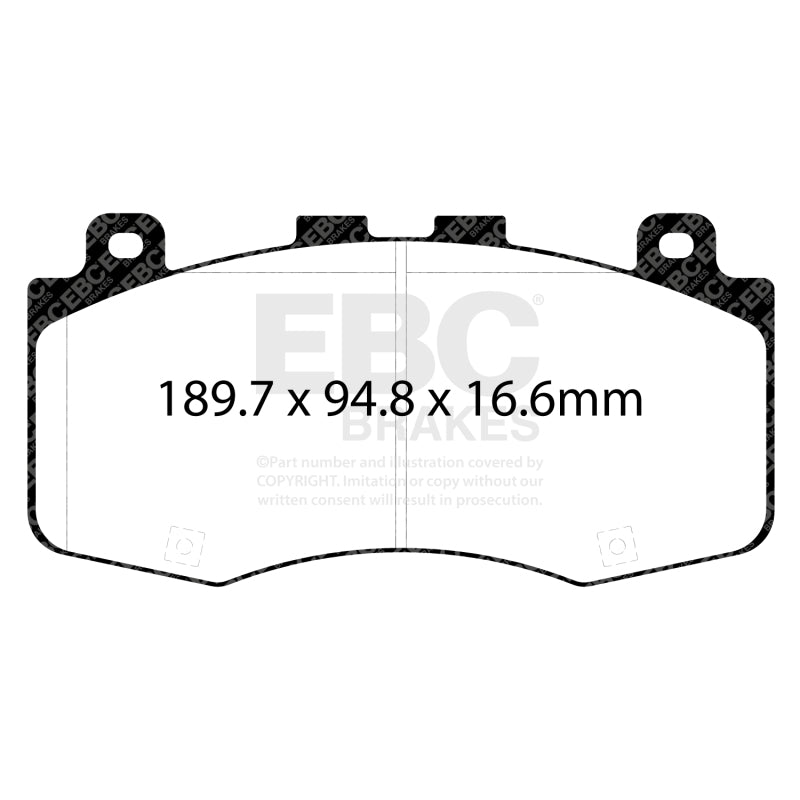 Load image into Gallery viewer, Ebc DP42400R EBC Yellowstuff Brake Pad Sets
