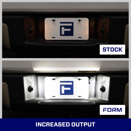 Form Lighting FL0039 FRM License Plate Lights