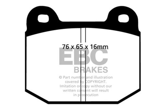 Ebc DP2197 EBC Greenstuff Brake Pad Sets
