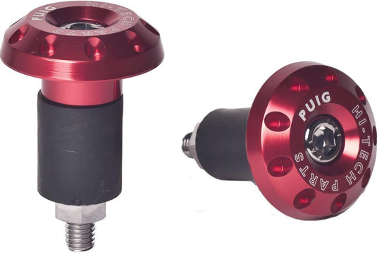 Puig 6222R Hi-Tech Bar Ends - Red