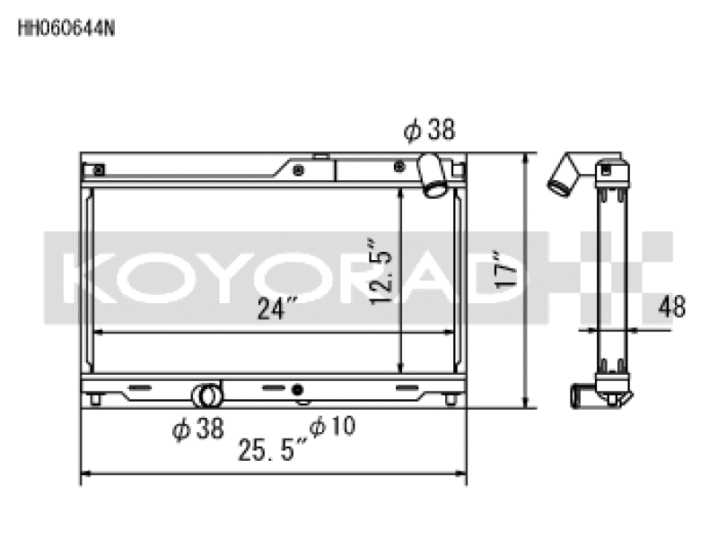 Load image into Gallery viewer, Koyo HH060644N KOY Racing Radiators
