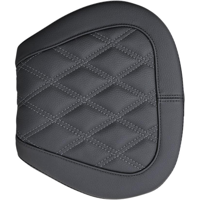 Danny Gray 1044DIAAIR X-Large Pillion Pad for Bigseat - Double Diamond Stitch with Charcoal Gray Thread