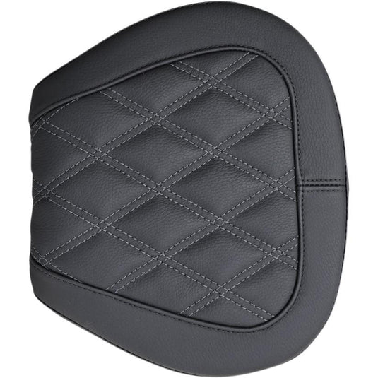 Danny Gray 1044DIAAIR X-Large Pillion Pad for Bigseat - Double Diamond Stitch with Charcoal Gray Thread