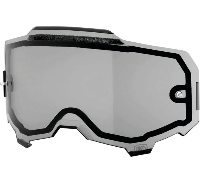 100% Replacement Lens for Armega Goggles - Dual Pane Vented Smoke