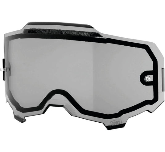 100% Replacement Lens for Armega Goggles - Dual Pane Vented Smoke