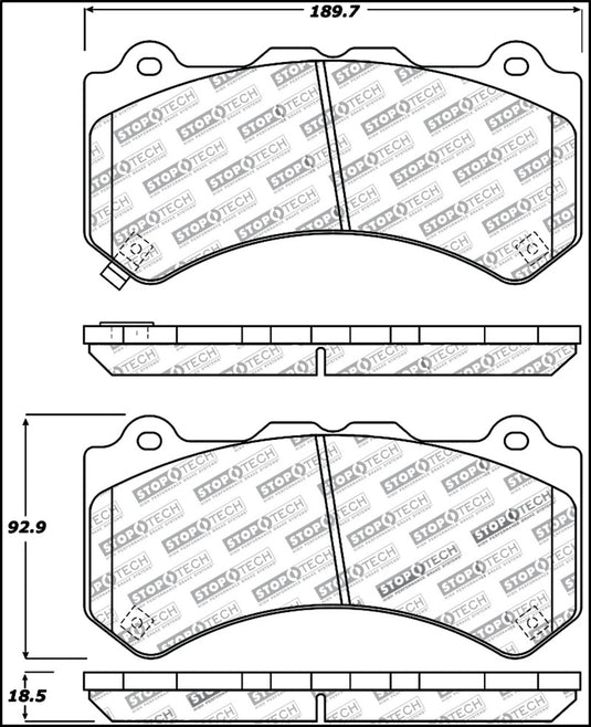 Stoptech 309.13820 ST Sport Brake Pads