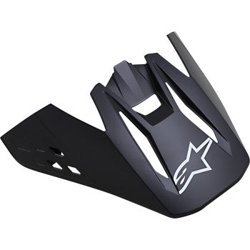 Alpinestars Visor for S-M5 Helmets - Solid/Matte Black