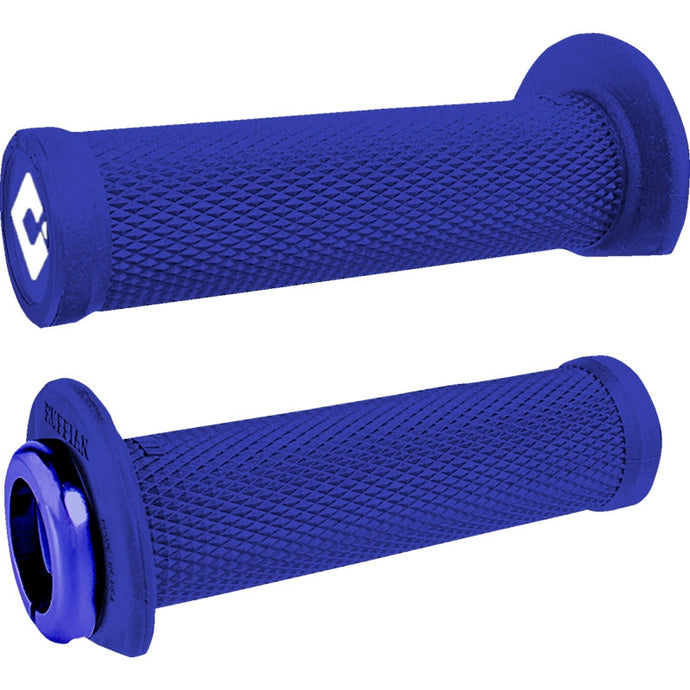 Odi J33RFU-U ATV Ruffian V2 Lock On Grips - 125mm -Bright Blue/Blue