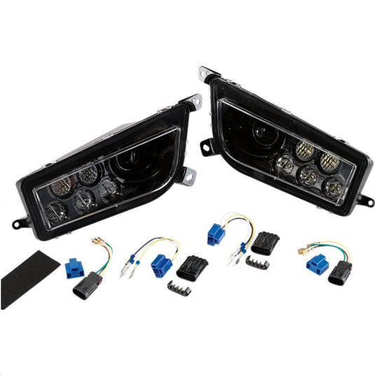 Moose Utility 100-3356-PU LED Headlights - Black