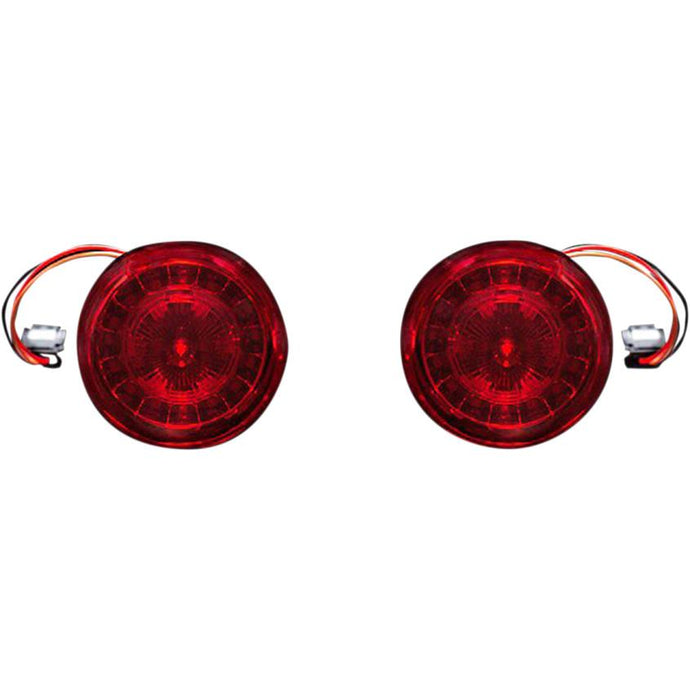 Custom Dynamics PB-RR-JAE Probeam Rear LED Turn Signal Inserts with Red Lenses