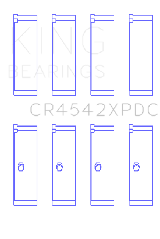 Load image into Gallery viewer, King Engine Bearings CR4542XPDC KING Performance Rod Bearings

