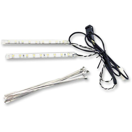 Custom Dynamics CDVENT-TF-AWKIT Lighted Fairing Vent Trim - White DRL with Amber Turn Signals