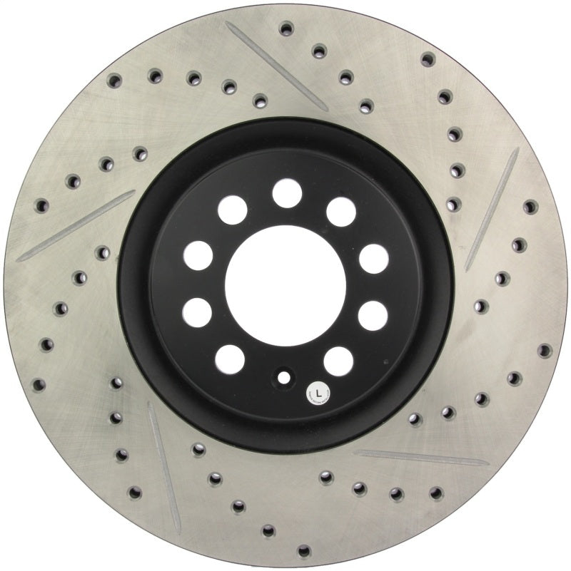 Load image into Gallery viewer, Stoptech 127.33062L ST Slot &amp; Drill Brake Rotors

